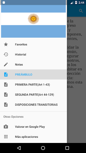 Constitución de Argentina Screenshot 0