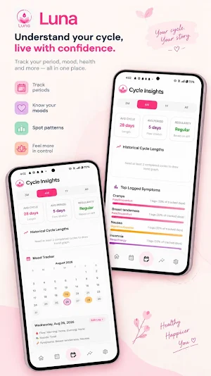 Luna — Period & Cycle Tracker Screenshot 3