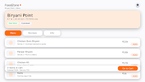 foodzone Screenshot 1