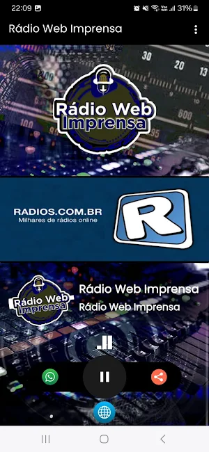Rádio Web Imprensa Screenshot 3