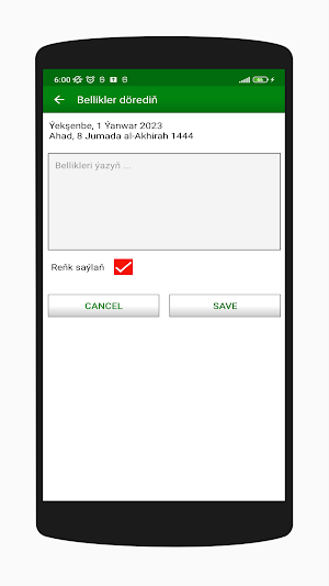 Senenama Türkmenistan 2023 Screenshot 2