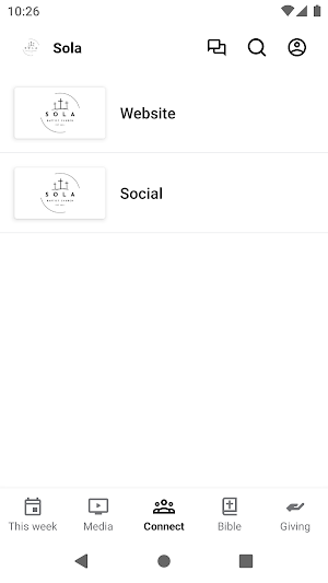 Sola Baptist Church Screenshot 2