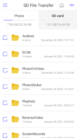 SD File Transfer (Move Files To SD Card Or Phone) Screenshot 0