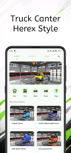 Mod Bussid Canter Herex Style Screenshot 2