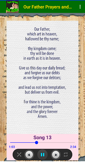 Our Father Prayers and Songs Screenshot 3