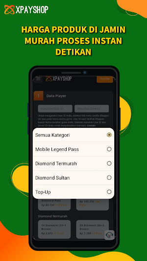 Xpayshop - Topup Game Murah Screenshot 2