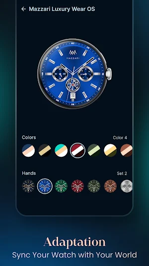 WF4U Mazzari Luxury Watch Face Screenshot 1