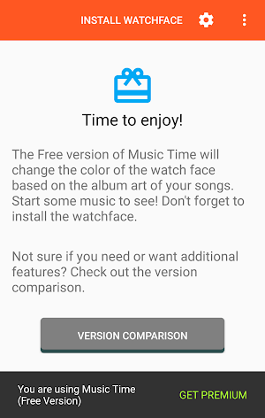 Music Time Pebble WatchFace Screenshot 3