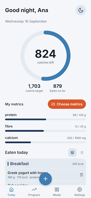Balanza: photo calorie counter Screenshot 0