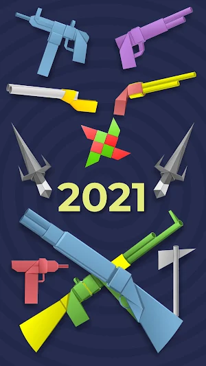 Origami Weapons: Swords & Guns Screenshot 0