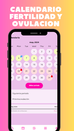 Ciclo menstrual y ovulacion Screenshot 1