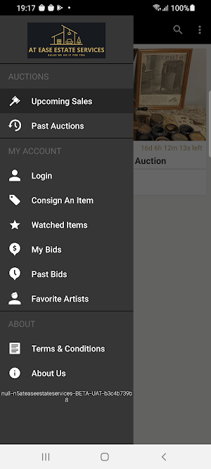 At Ease Auctions Screenshot 3