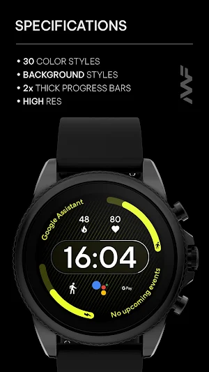 Awf Athlete 1 - watch face Screenshot 1