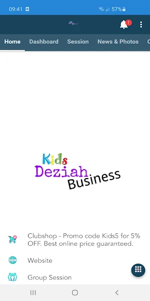 Kids Deziah Business Screenshot 0