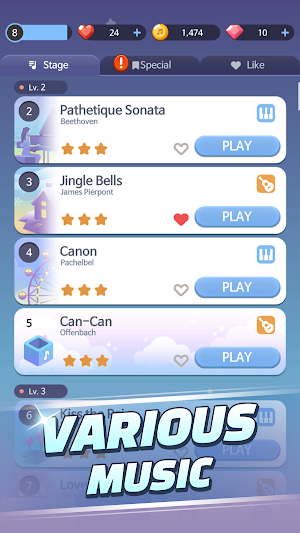 Healing Tiles - Guitar & Piano Screenshot 2