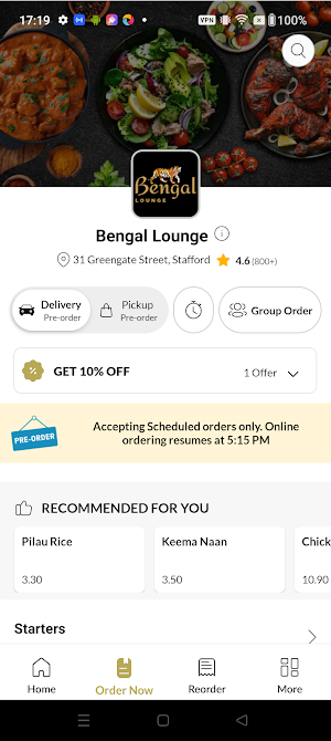 Bengal Lounge Screenshot 1