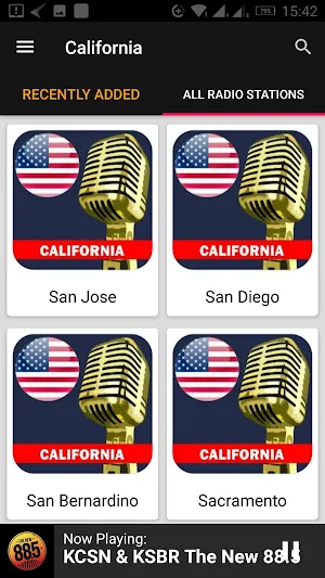 California Radio Stations - USA Screenshot 2