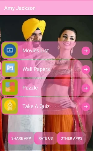 Amy Jackson - Movies,Wallpapers,puzzle,quiz Screenshot 0