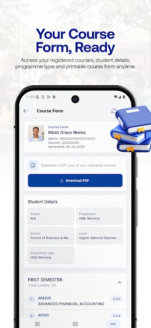 OOP Student Portal Screenshot 2