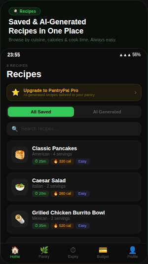 Pantry Pal - AI Recipes Screenshot 3