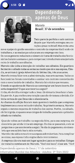 Adultos Missões Português 2022 Screenshot 3