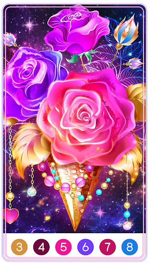Flower Paint by Number Screenshot 3