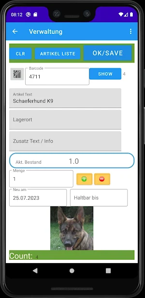 AE Donxie Inventory App Screenshot 3