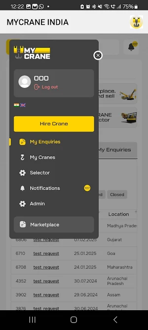 MYCRANE India Screenshot 3