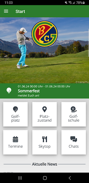 Golfclub Berchtesgaden e.V. Screenshot 1