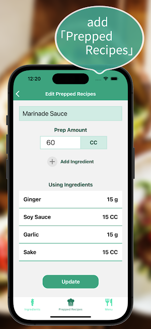 Fooster：Cost Recipe Calculator Screenshot 1