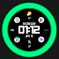 Night 152 - Digital Watch Face