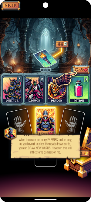 Pyrocrawl : Dungeon Deck Screenshot 0