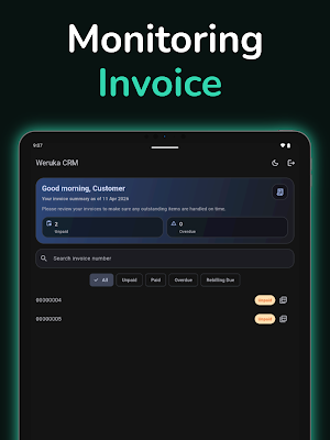 Weruka CRM Screenshot 3