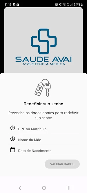 Saúde Avaí - Beneficiário Screenshot 1