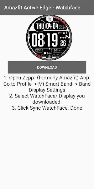 Active Edge-Watchface Screenshot 3
