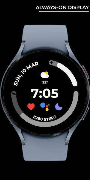 Nighty Digital 28 - watch face Screenshot 2