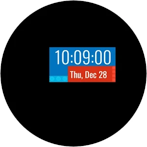 Colourful Blocks Watch Face Screenshot 3