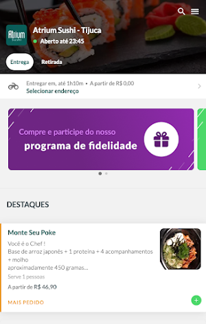 Atrium Sushi. Screenshot 1
