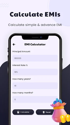 PocketLoan: EMI Calculator Screenshot 1