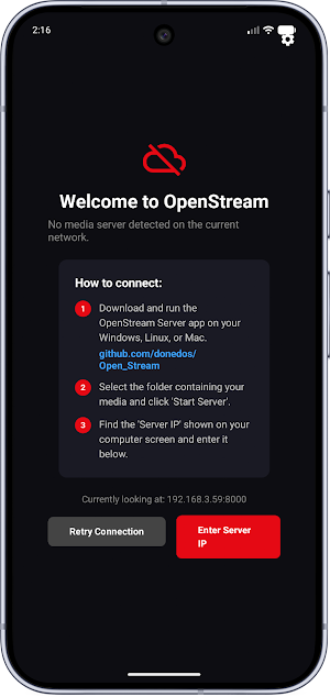 OpenStream-Media & IPTV Player Screenshot 0
