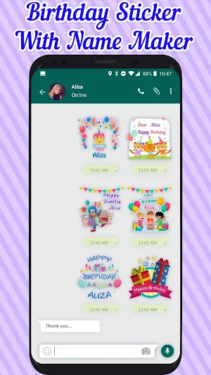 Birthday Stickers For WAStickerApps Screenshot 2