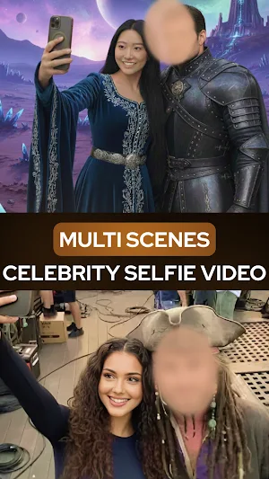 Celebrity Selfie Video with AI Screenshot 1