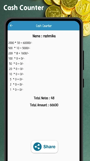Cash Counter Screenshot 2