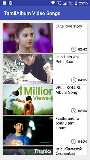 Tamil Album Video Songs Screenshot 1