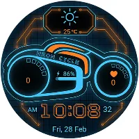 NeonCycle watch face