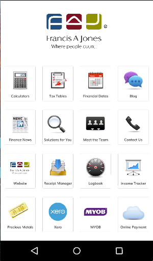 Francis A Jones Tax Tools Screenshot 1