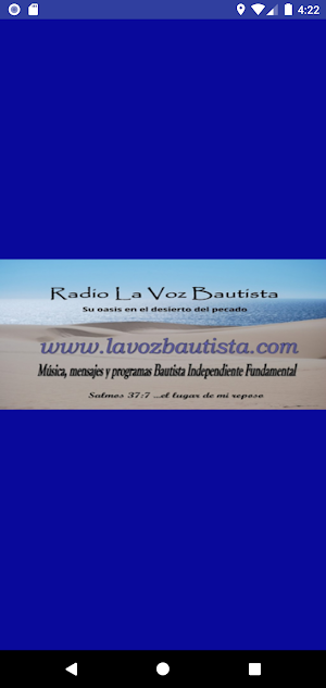 Radio La Voz Bautista 3.0 Screenshot 0