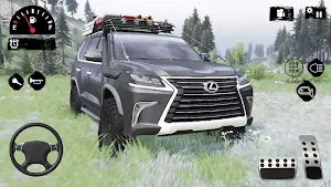 Offroad Lexus 570 Car Drive simulation Game 2021 Screenshot 2