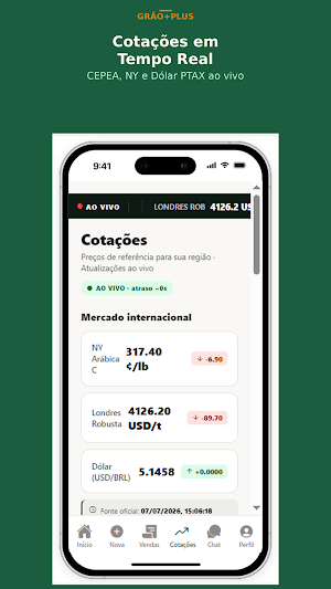 Grão+Plus: Café e Commodities Screenshot 3
