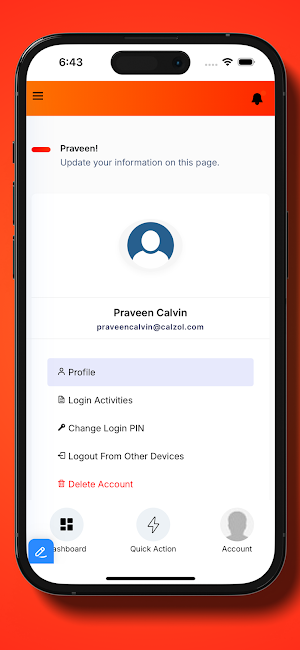 Calzol Connect Screenshot 3